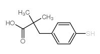 2,2-dimethyl-3-(4-sulfanylphenyl)propanoic acid Structure