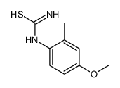 (4-methoxy-2-methylphenyl)thiourea Structure
