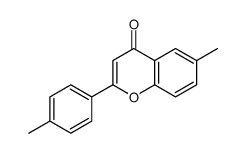 6-methyl-2-(4-methylphenyl)chromen-4-one结构式