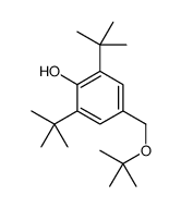 2,6-ditert-butyl-4-[(2-methylpropan-2-yl)oxymethyl]phenol结构式