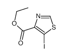 5-碘噻唑-4-羧酸乙酯结构式