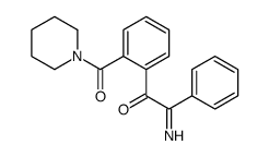2-imino-2-phenyl-1-[2-(piperidine-1-carbonyl)phenyl]ethanone结构式