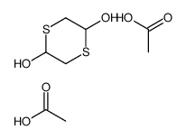 acetic acid,1,4-dithiane-2,5-diol Structure