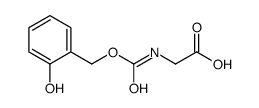 2-[(2-hydroxyphenyl)methoxycarbonylamino]acetic acid Structure