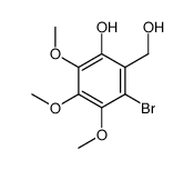3-bromo-2-(hydroxymethyl)-4,5,6-trimethoxyphenol Structure
