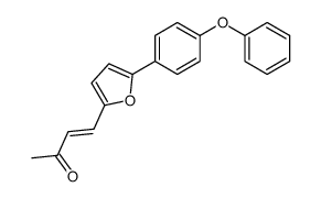 4-[5-(4-phenoxyphenyl)furan-2-yl]but-3-en-2-one结构式