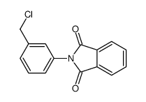 2-[3-(chloromethyl)phenyl]isoindole-1,3-dione结构式