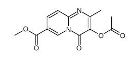 3-acetoxy-2-methyl-4-oxo-4H-pyrido[1,2-a]pyrimidine-7-carboxylic acid Structure