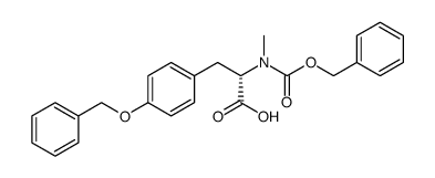 L-Tyrosine, N-methyl-N-[(phenylmethoxy)carbonyl]-O-(phenylmethyl) Structure