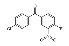 Methanone, (4-chlorophenyl)(4-fluoro-3-nitrophenyl) Structure