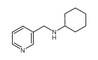 N-(pyridin-3-ylmethyl)cyclohexanamine结构式