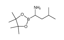 3-methyl-1-(4,4,5,5-tetramethyl-1,3,2-dioxaborolan-2-yl)butan-1-amine Structure
