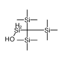 [hydroxysilyl-bis(trimethylsilyl)methyl]-trimethylsilane Structure