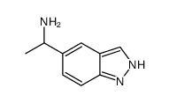 1-(1H-Indazol-5-yl)ethanamine Structure