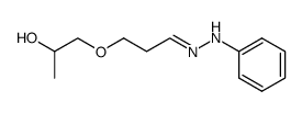 1-[3-(Phenyl-hydrazono)-propoxy]-propan-2-ol结构式