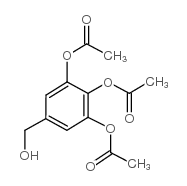 3,4,5-TRIACETOXYBENZYL ALCOHOL structure