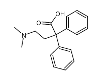 4-dimethylamino-2,2-diphenyl-butyric acid结构式
