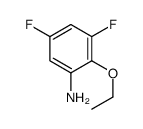 2-ethoxy-3,5-difluoro-aniline Structure