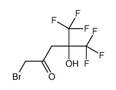 1-bromo-5,5,5-trifluoro-4-hydroxy-4-(trifluoromethyl)pentan-2-one Structure