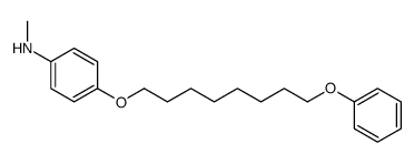 N-methyl-4-(8-phenoxyoctoxy)aniline Structure