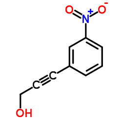 3-(3-硝基苯基)-2-丙炔-1-醇结构式
