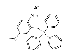 bromure d'amino-2 methoxy-5 benzyltriphenylphosphonium Structure