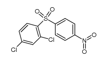 4-nitrophenyl 2',4'-dichlorophenyl sulfone结构式