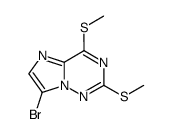 7-bromo-2,4-bis(methylthio)imidazo[2,1-f][1,2,4]triazine Structure