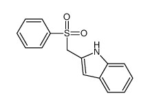 2-(benzenesulfonylmethyl)-1H-indole结构式