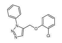 5-[(2-chlorophenoxy)methyl]-1-phenyltriazole Structure