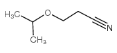 3-异丙氧基丙腈结构式