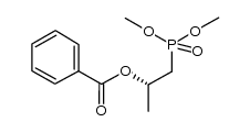 (S)-2-benzoyloxy-1-dimethoxyphosphorylpropane结构式
