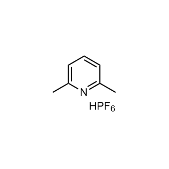 2,6-二甲基吡啶六氟磷酸盐结构式