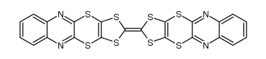 bisquinoxalinodithiinotetrathiafulvalene Structure