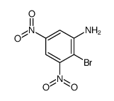 2-bromo-3,5-dinitroaniline结构式