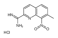 7-甲基-8-硝基喹啉-2-羧酰胺盐酸盐结构式