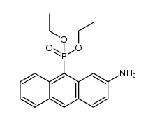 diethyl 2-amino-9-anthrylphosphonate结构式