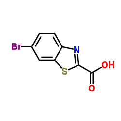 6-溴苯并[d]噻唑-2-羧酸结构式