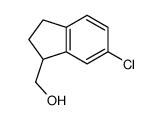 (6-chloro-2,3-dihydro-1H-inden-1-yl)methanol结构式
