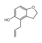 4-allyl-2,3-dihydrobenzofuran-5-ol Structure