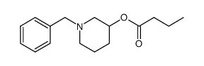rac-N-benzyl-3-piperidinyl butanoate Structure