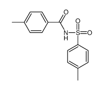4-METHYL-N-(4-METHYL-BENZOYL)-BENZENESULFONAMIDE结构式