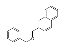 2-(phenylmethoxymethyl)naphthalene结构式