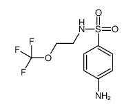 4-amino-N-[2-(trifluoromethoxy)ethyl]benzenesulfonamide Structure