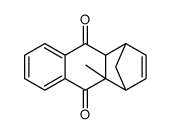1,4-Methanoanthracene-9,10-dione, 1,4,4a,9a-tetrahydro-4a-methyl结构式