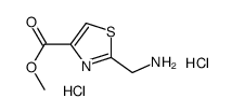 methyl 2-(aminomethyl)thiazole-4-carboxylate dihydrochloride Structure