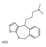 3-(5,10-dihydrothieno[2,3-c][2]benzothiepin-10-yl)-N,N-dimethylpropan-1-amine,hydrochloride结构式