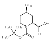 (+/-)-trans-n-boc-4-methyl-pipecolinic acid结构式