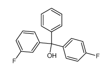(3-Fluoro-phenyl)-(4-fluoro-phenyl)-phenyl-methanol Structure
