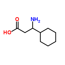 3-Amino-3-cyclohexylpropanoic acid Structure